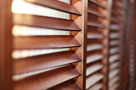 Wood composite shutters