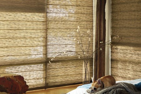 Woven wood shades